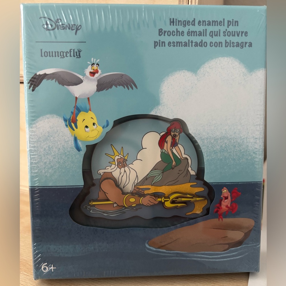 Disney Loungefly little mermaid triton’s gift